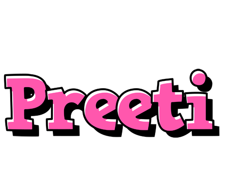 Preeti girlish logo