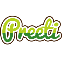 Preeti golfing logo