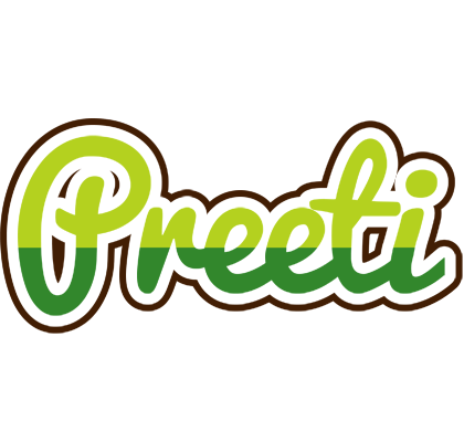 Preeti golfing logo