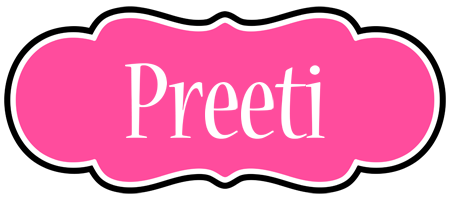 Preeti invitation logo