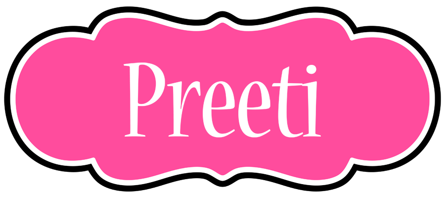 Preeti invitation logo