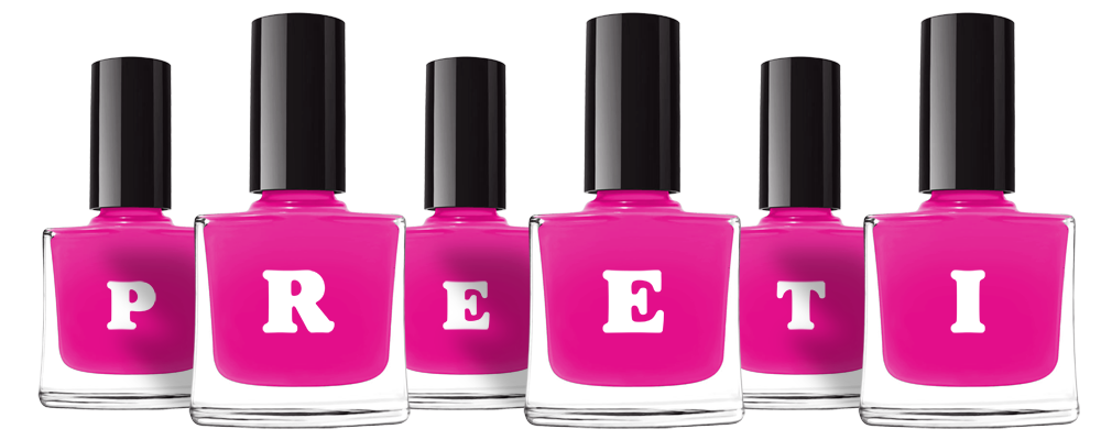 Preeti nails logo
