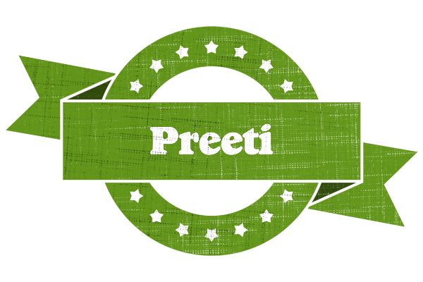 Preeti natural logo
