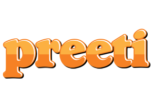 Preeti orange logo