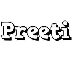 Preeti snowing logo