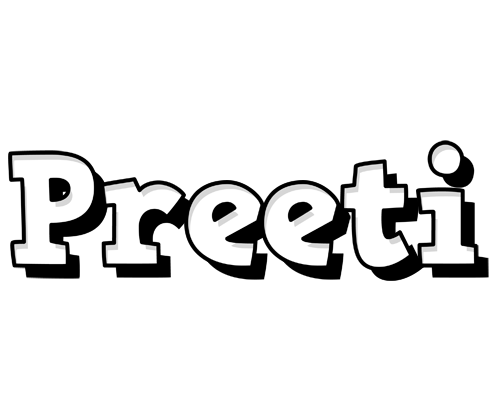 Preeti snowing logo