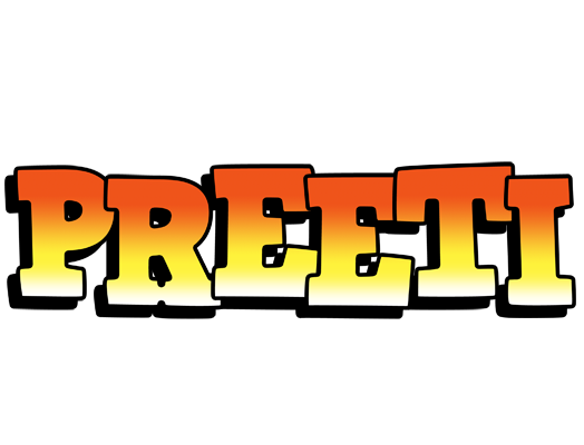 Preeti sunset logo