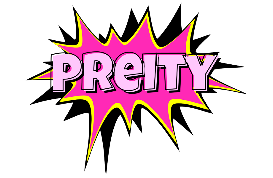 Preity badabing logo
