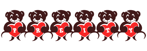 Preity bear logo