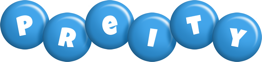 Preity candy-blue logo