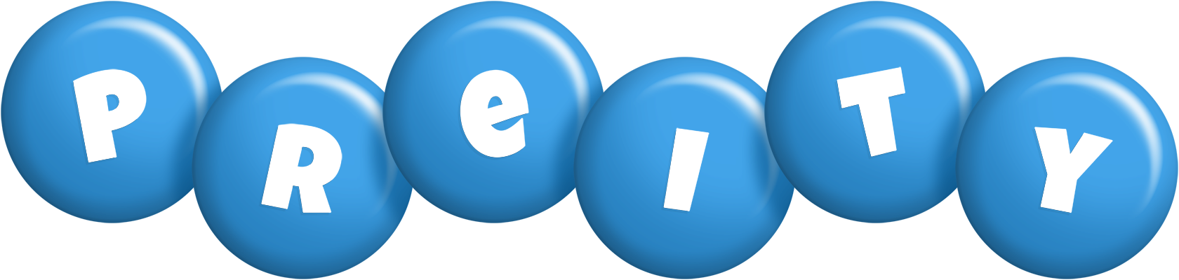 Preity candy-blue logo