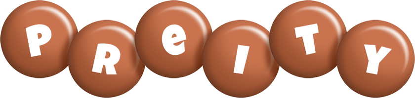 Preity candy-brown logo