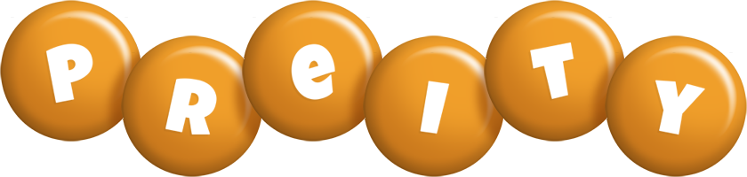 Preity candy-orange logo
