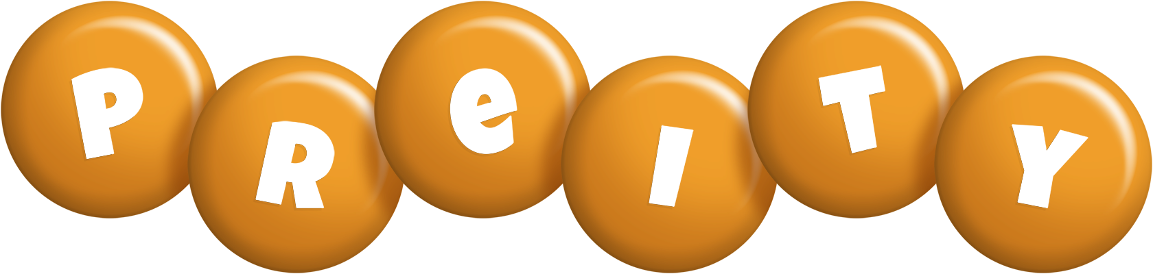 Preity candy-orange logo