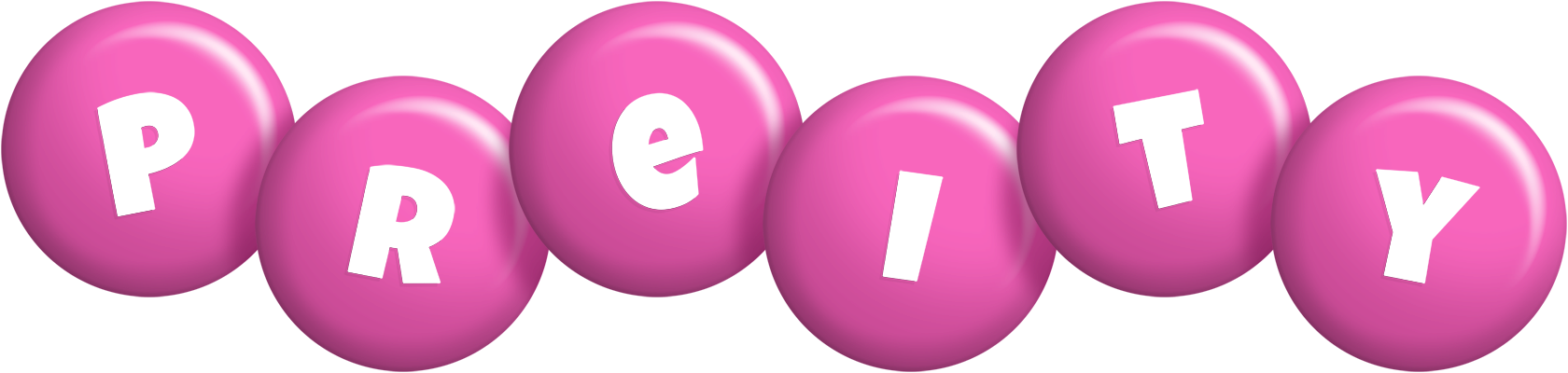 Preity candy-pink logo
