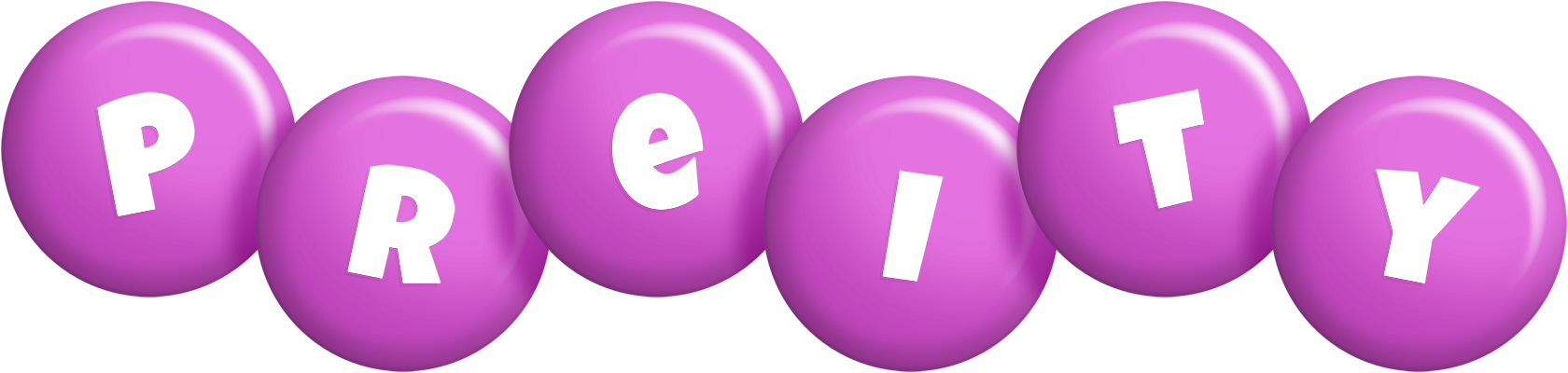 Preity candy-purple logo