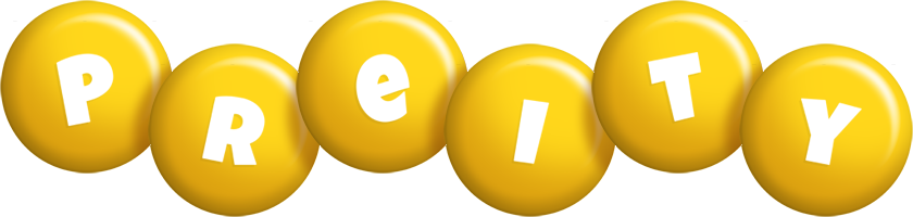 Preity candy-yellow logo