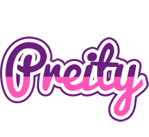 Preity cheerful logo