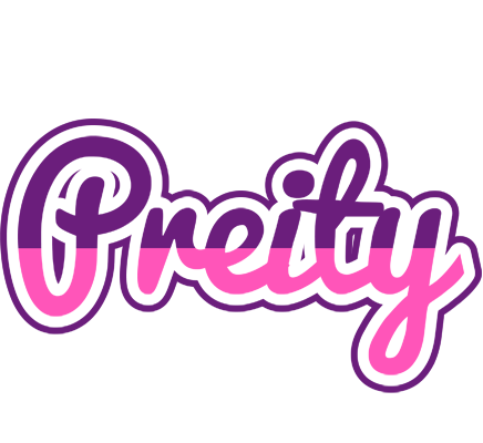 Preity cheerful logo