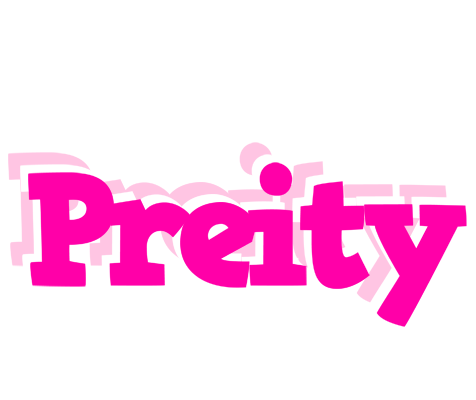Preity dancing logo