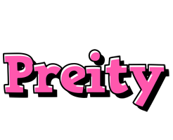 Preity girlish logo
