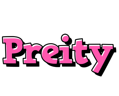 Preity girlish logo