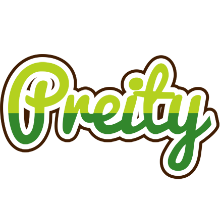 Preity golfing logo