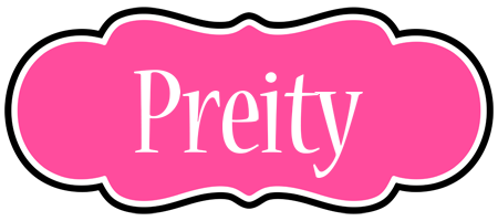 Preity invitation logo