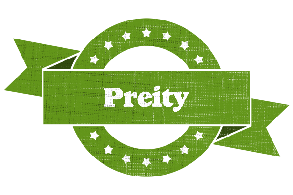 Preity natural logo