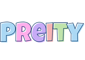 Preity pastel logo