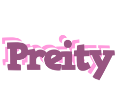 Preity relaxing logo