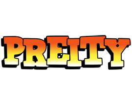 Preity sunset logo