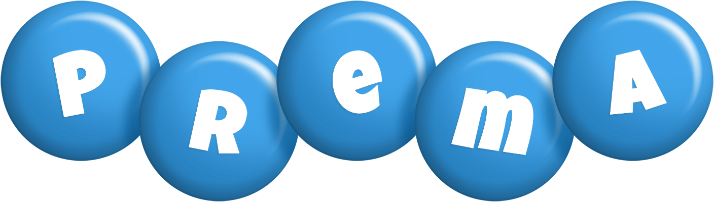 Prema candy-blue logo