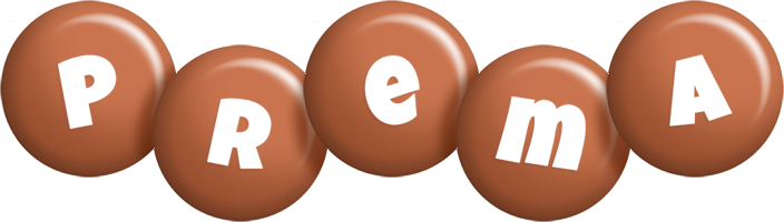 Prema candy-brown logo