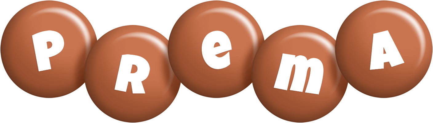 Prema candy-brown logo