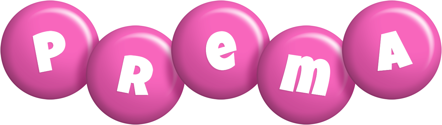 Prema candy-pink logo