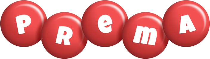 Prema candy-red logo