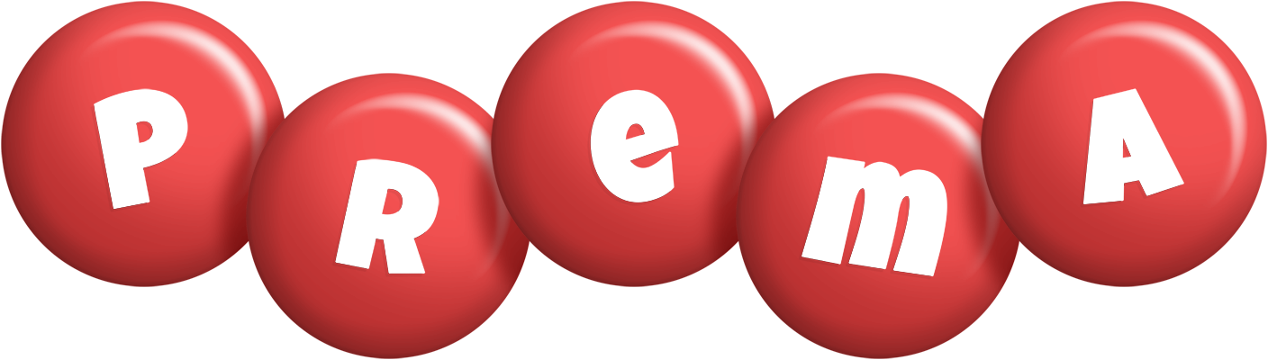Prema candy-red logo