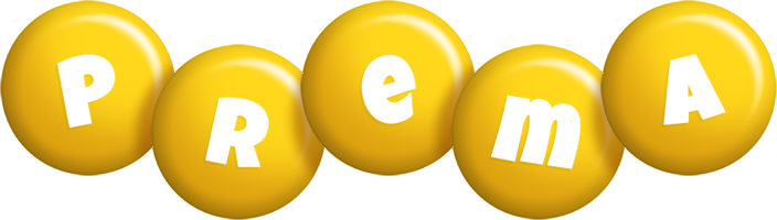 Prema candy-yellow logo