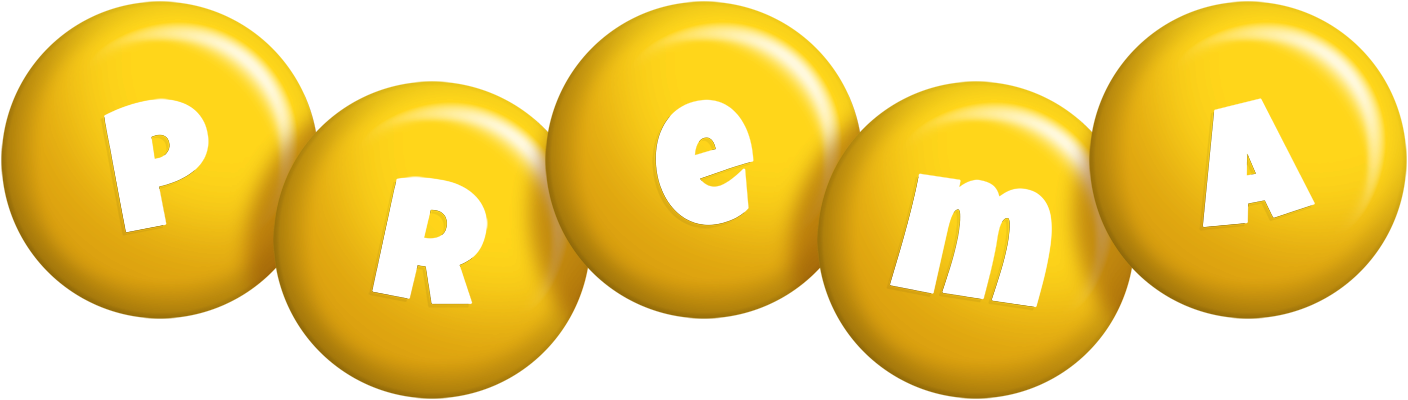 Prema candy-yellow logo