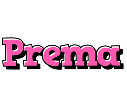 Prema girlish logo