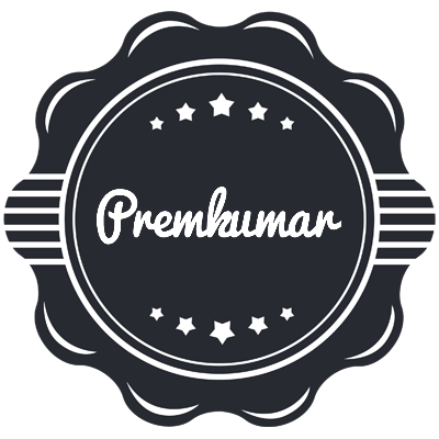 Premkumar badge logo