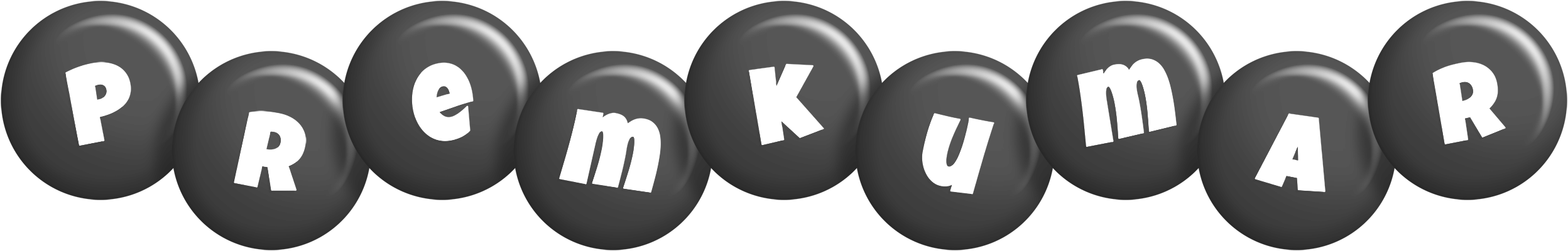 Premkumar candy-black logo