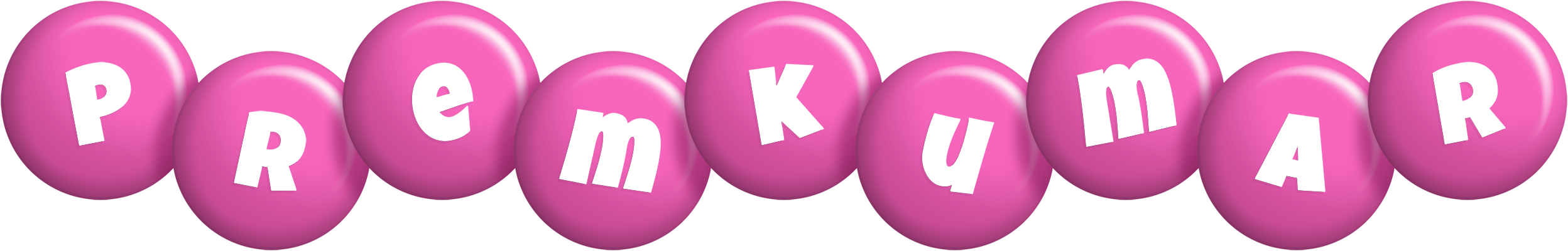 Premkumar candy-pink logo