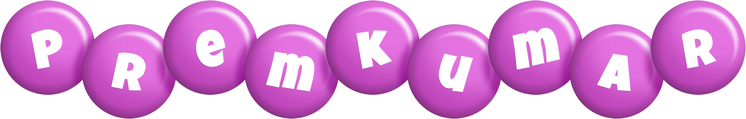 Premkumar candy-purple logo