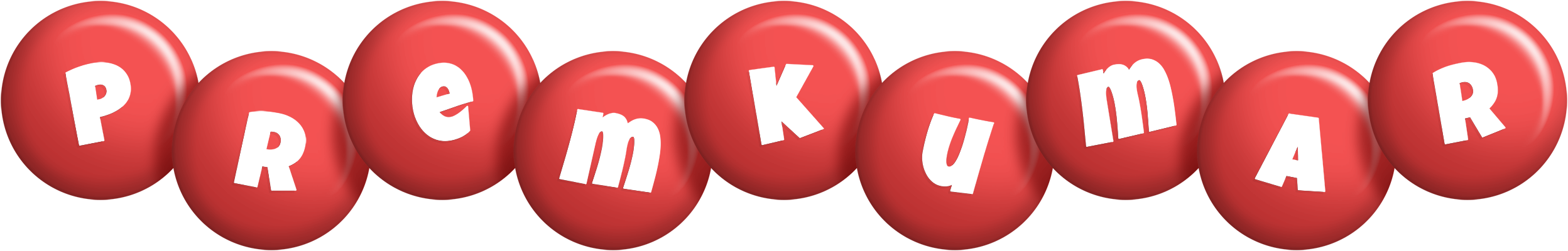 Premkumar candy-red logo