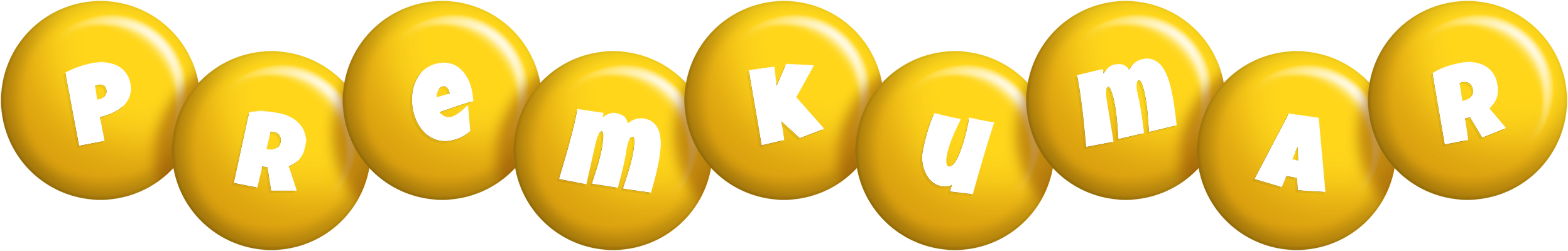 Premkumar candy-yellow logo
