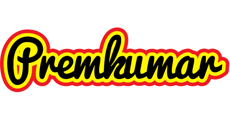 Premkumar flaming logo