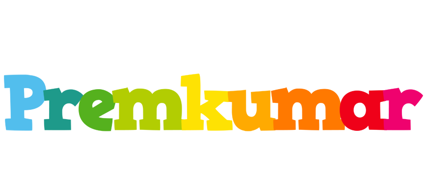 Premkumar rainbows logo