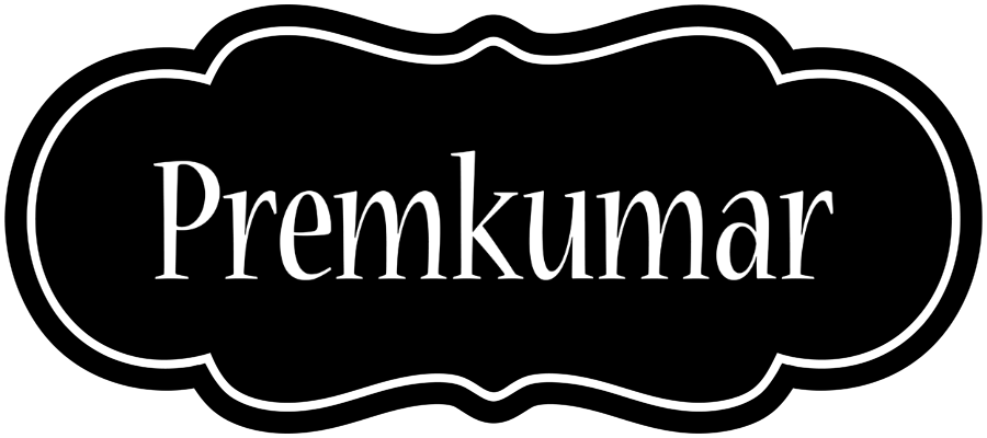 Premkumar welcome logo
